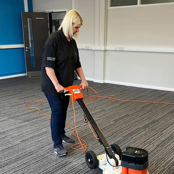 Commercial carpet cleaning example in Grimsby