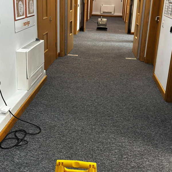 Commercial carpet cleaning example in Grimsby