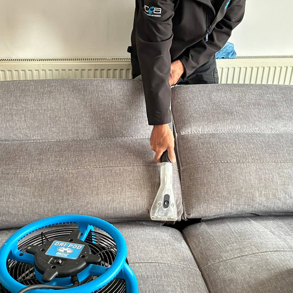 Upholstery cleaning example in Cleethorpes